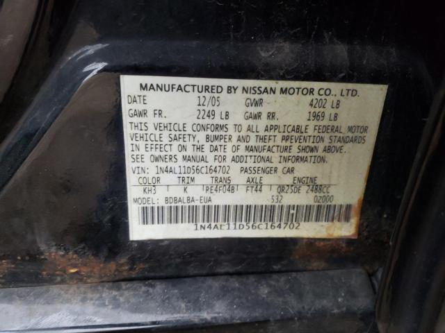 Photo 12 VIN: 1N4AL11D56C164702 - NISSAN ALTIMA 