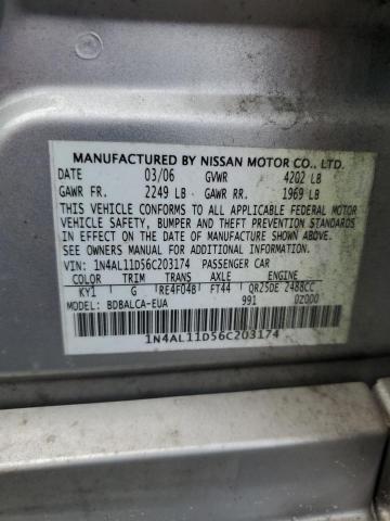 Photo 11 VIN: 1N4AL11D56C203174 - NISSAN ALTIMA S 