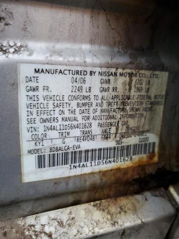 Photo 11 VIN: 1N4AL11D56N401628 - NISSAN ALTIMA S 