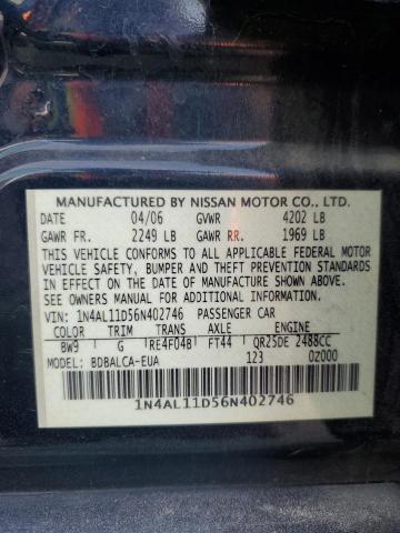 Photo 12 VIN: 1N4AL11D56N402746 - NISSAN ALTIMA S 