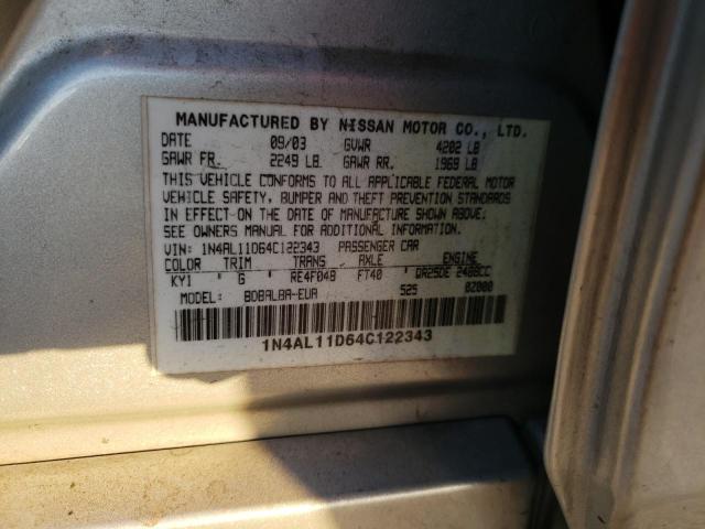 Photo 11 VIN: 1N4AL11D64C122343 - NISSAN ALTIMA 