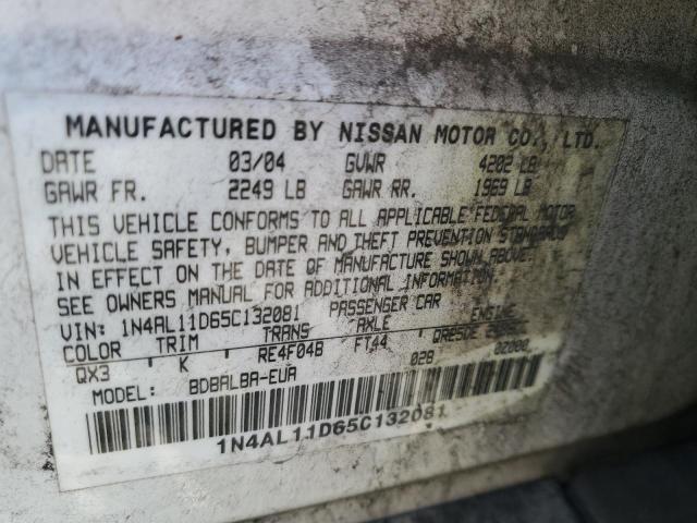 Photo 11 VIN: 1N4AL11D65C132081 - NISSAN ALTIMA 