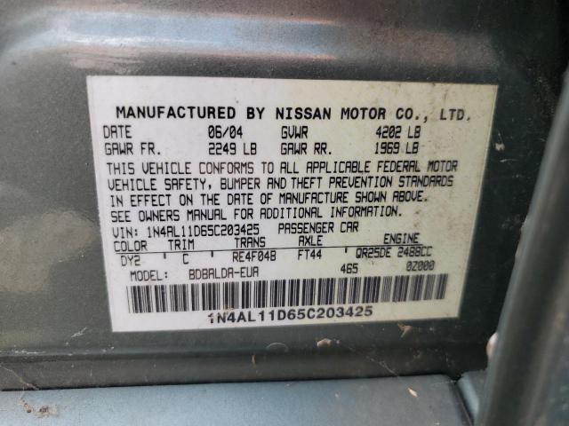 Photo 11 VIN: 1N4AL11D65C203425 - NISSAN ALTIMA S 