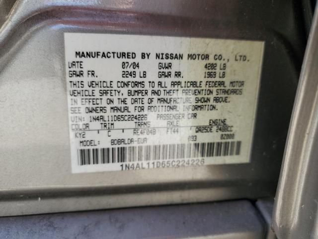 Photo 11 VIN: 1N4AL11D65C224226 - NISSAN ALTIMA 