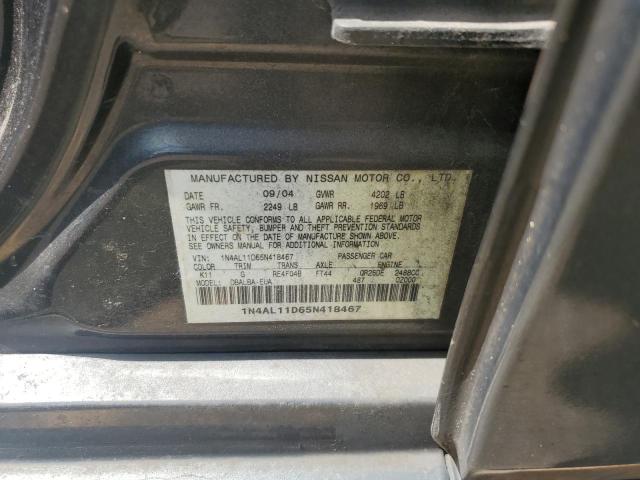 Photo 11 VIN: 1N4AL11D65N418467 - NISSAN ALTIMA S 