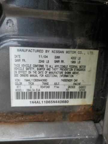 Photo 11 VIN: 1N4AL11D65N440680 - NISSAN ALTIMA 