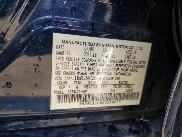 Photo 11 VIN: 1N4AL11D66C244025 - NISSAN ALTIMA 