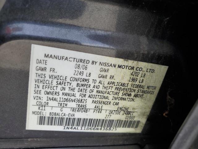 Photo 11 VIN: 1N4AL11D66N436825 - NISSAN ALTIMA 