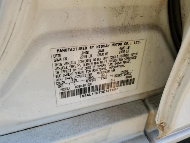 Photo 11 VIN: 1N4AL11D73C151607 - NISSAN ALTIMA BAS 