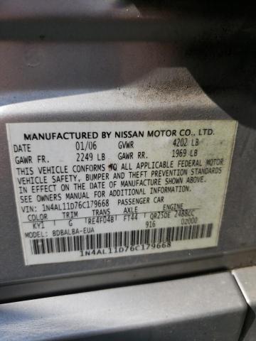 Photo 11 VIN: 1N4AL11D76C179668 - NISSAN ALTIMA 