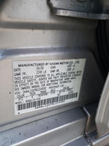 Photo 11 VIN: 1N4AL11D76C224592 - NISSAN ALTIMA 