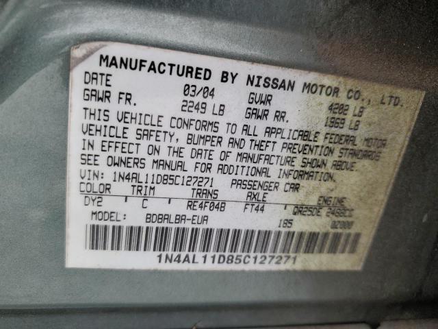 Photo 11 VIN: 1N4AL11D85C127271 - NISSAN ALTIMA S 