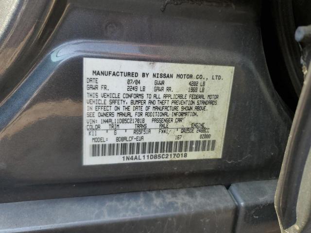 Photo 11 VIN: 1N4AL11D85C217018 - NISSAN ALTIMA 