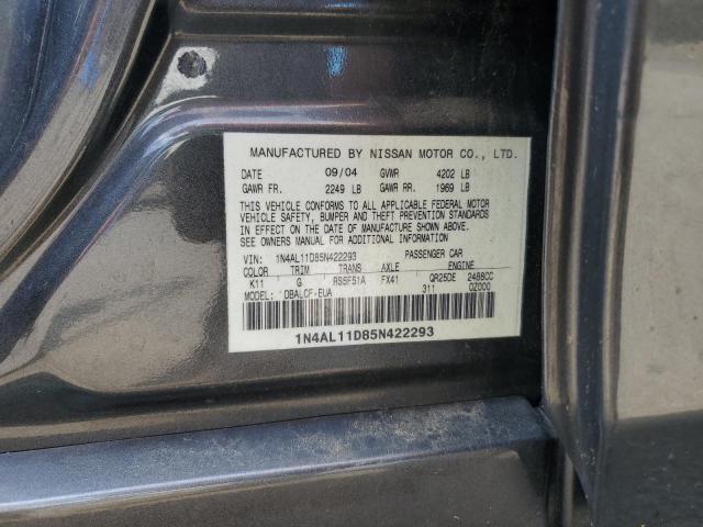 Photo 11 VIN: 1N4AL11D85N422293 - NISSAN ALTIMA S 