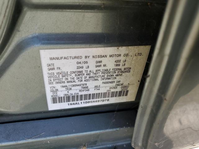 Photo 11 VIN: 1N4AL11D85N497978 - NISSAN ALTIMA 