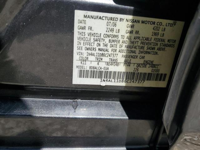 Photo 11 VIN: 1N4AL11D86C247377 - NISSAN ALTIMA 