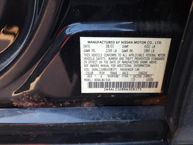 Photo 11 VIN: 1N4AL11D86N308375 - NISSAN ALTIMA 