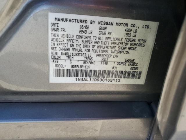 Photo 12 VIN: 1N4AL11D93C163113 - NISSAN ALTIMA BAS 