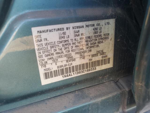 Photo 12 VIN: 1N4AL11D93C169333 - NISSAN ALTIMA BAS 