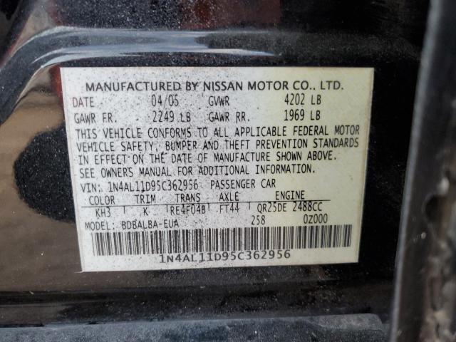 Photo 11 VIN: 1N4AL11D95C362956 - NISSAN ALTIMA 