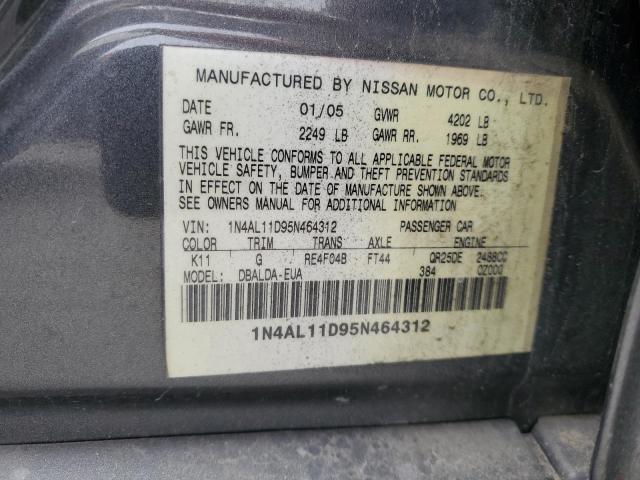 Photo 11 VIN: 1N4AL11D95N464312 - NISSAN ALTIMA 