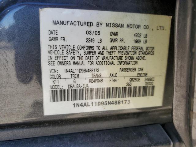 Photo 11 VIN: 1N4AL11D95N488173 - NISSAN ALTIMA 