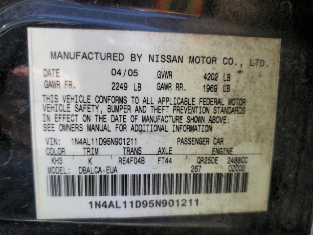 Photo 12 VIN: 1N4AL11D95N901211 - NISSAN ALTIMA 