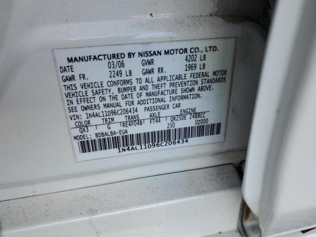 Photo 11 VIN: 1N4AL11D96C206434 - NISSAN ALTIMA 