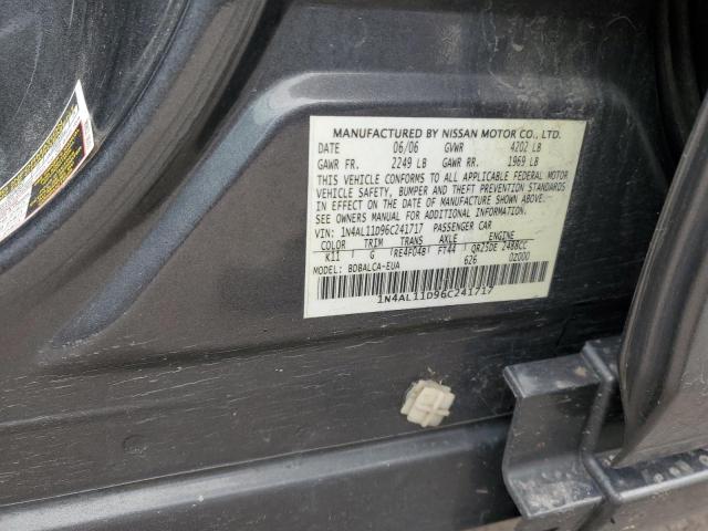 Photo 12 VIN: 1N4AL11D96C241717 - NISSAN ALTIMA S 