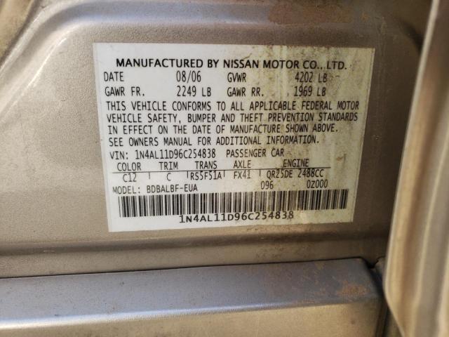 Photo 12 VIN: 1N4AL11D96C254838 - NISSAN ALTIMA 