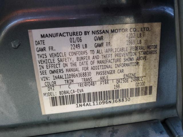 Photo 11 VIN: 1N4AL11D96N368830 - NISSAN ALTIMA 