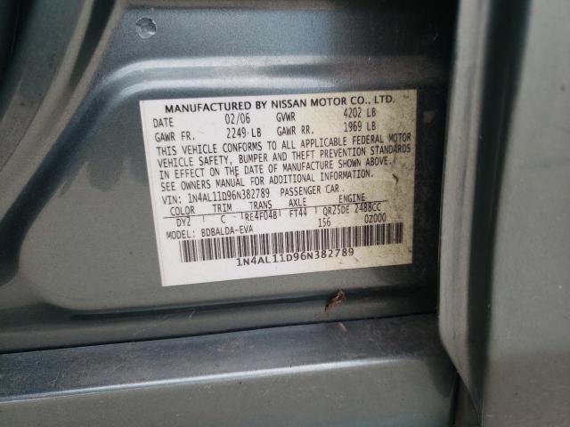 Photo 11 VIN: 1N4AL11D96N382789 - NISSAN ALTIMA S 