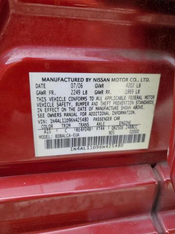 Photo 11 VIN: 1N4AL11D96N425480 - NISSAN ALTIMA 