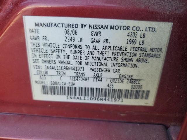 Photo 11 VIN: 1N4AL11D96N441971 - NISSAN ALTIMA 