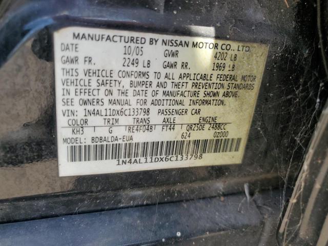 Photo 11 VIN: 1N4AL11DX6C133798 - NISSAN ALTIMA S 