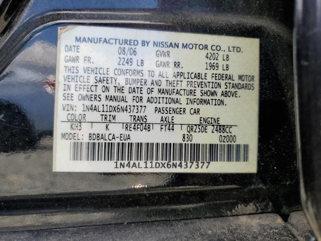 Photo 12 VIN: 1N4AL11DX6N437377 - NISSAN ALTIMA 