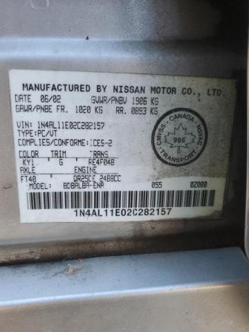 Photo 11 VIN: 1N4AL11E02C282157 - NISSAN ALTIMA BAS 