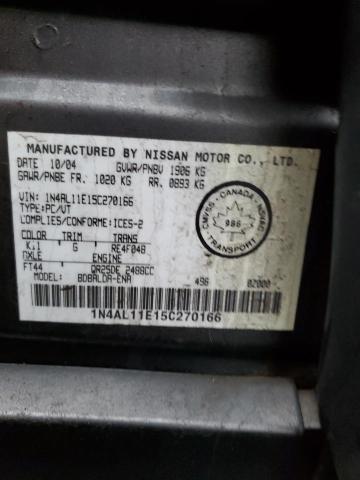 Photo 12 VIN: 1N4AL11E15C270166 - NISSAN ALTIMA 