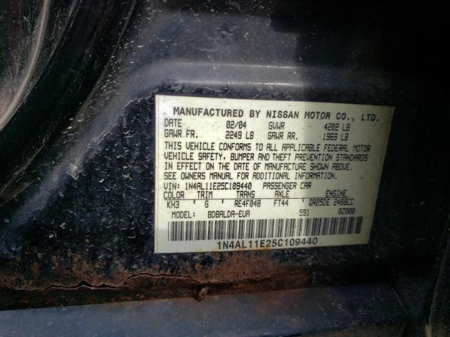 Photo 11 VIN: 1N4AL11E25C109440 - NISSAN ALTIMA S 