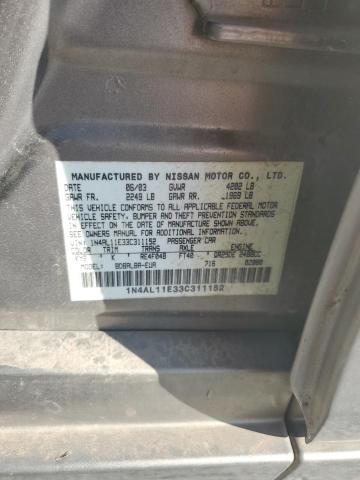 Photo 11 VIN: 1N4AL11E33C311152 - NISSAN ALTIMA BAS 