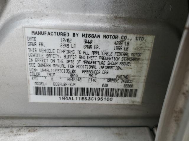 Photo 11 VIN: 1N4AL11E53C195100 - NISSAN ALTIMA 