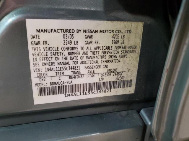 Photo 11 VIN: 1N4AL11E55C344821 - NISSAN ALTIMA 