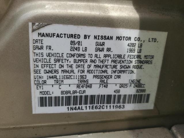 Photo 11 VIN: 1N4AL11E62C111963 - NISSAN ALTIMA 