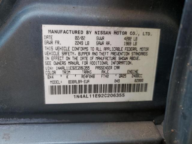 Photo 11 VIN: 1N4AL11E92C206355 - NISSAN ALTIMA BAS 