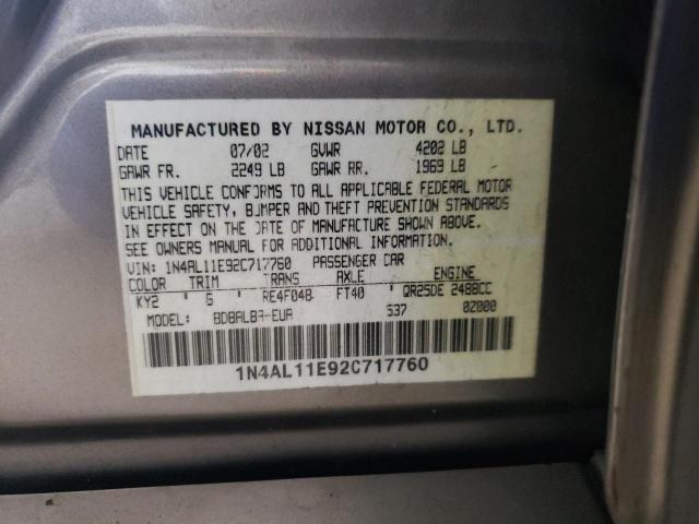 Photo 11 VIN: 1N4AL11E92C717760 - NISSAN ALTIMA 