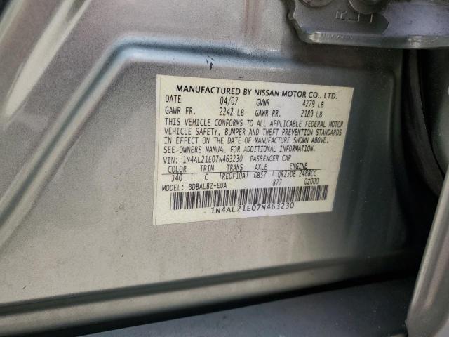 Photo 12 VIN: 1N4AL21E07N463230 - NISSAN ALTIMA 