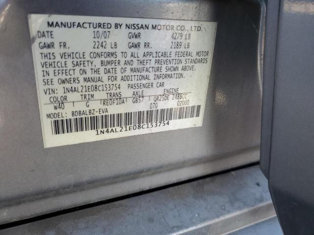 Photo 11 VIN: 1N4AL21E08C153754 - NISSAN ALTIMA 2.5 