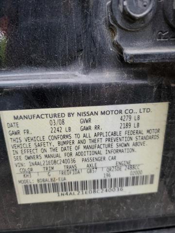 Photo 11 VIN: 1N4AL21E08C240036 - NISSAN ALTIMA 