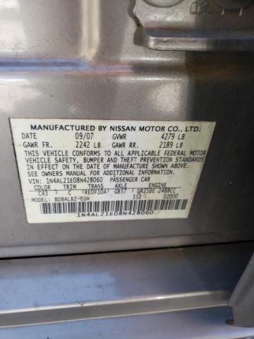 Photo 11 VIN: 1N4AL21E08N428060 - NISSAN ALTIMA 2.5 