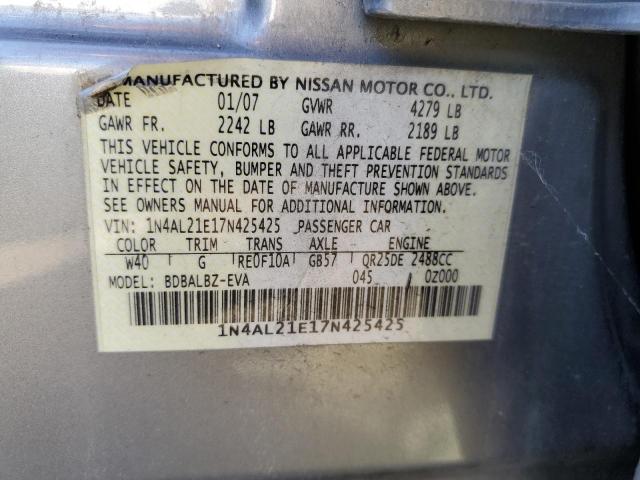 Photo 11 VIN: 1N4AL21E17N425425 - NISSAN ALTIMA 